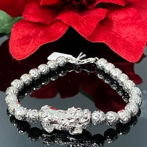 925 Sterling Silver Pi Xiu Bracelet